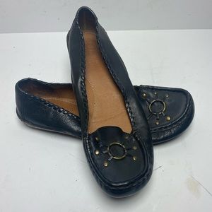 Frye womens slip on loafer driving casual shoe size 9